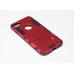 FixtureDisplays® Apple iPhone 7 Protective Case w/ Self Stand + Screen Protector, Novel, Premium Shock Absorption + Scratch Resistant 16673-RED